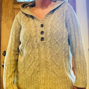 Tan and brown sweater